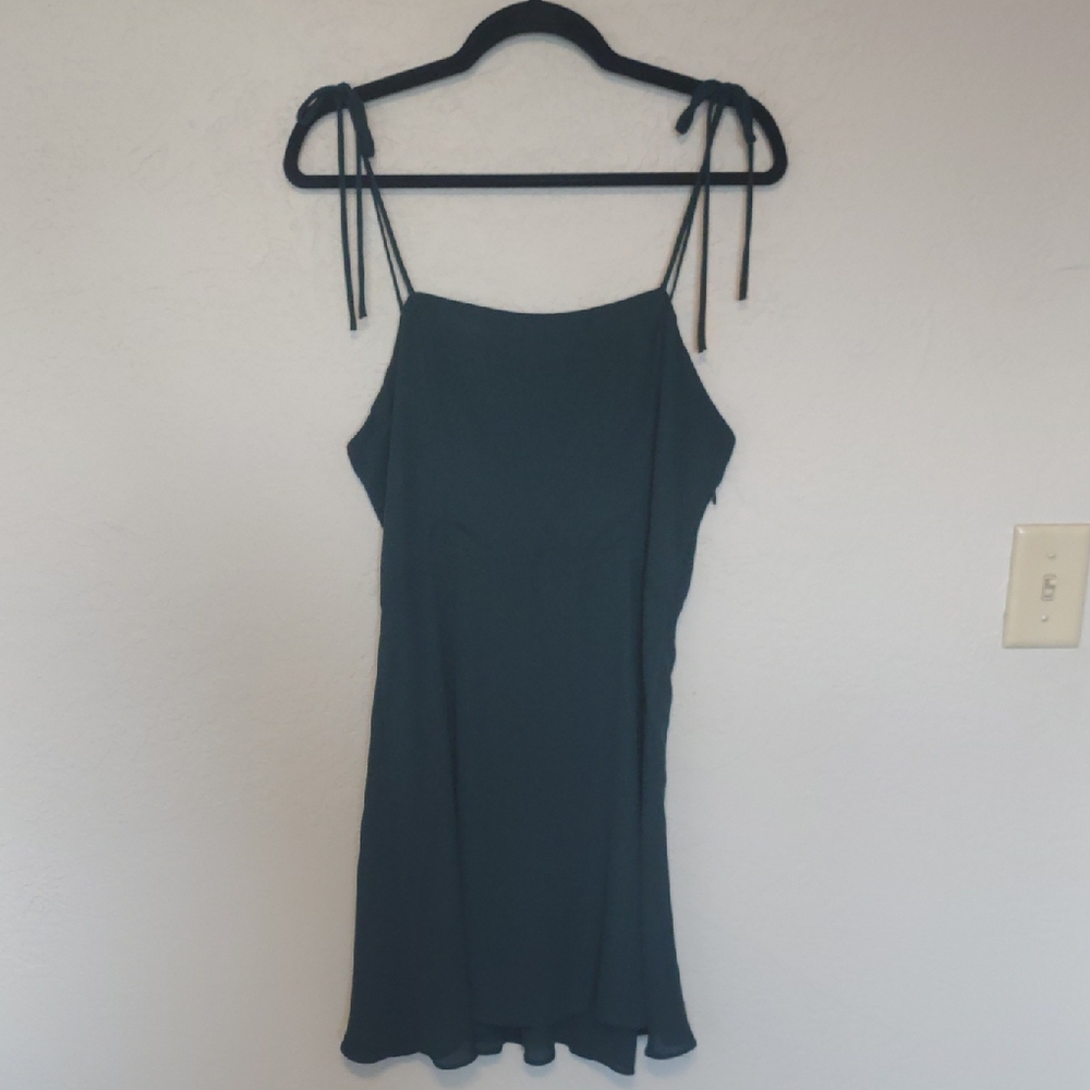 Dark Green Dress